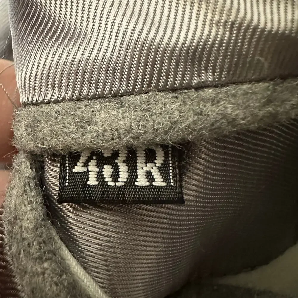 English Manor Wool Tweed Gray Suit Blazer Sport Coat Poland 2 Button Mens Sz 43R